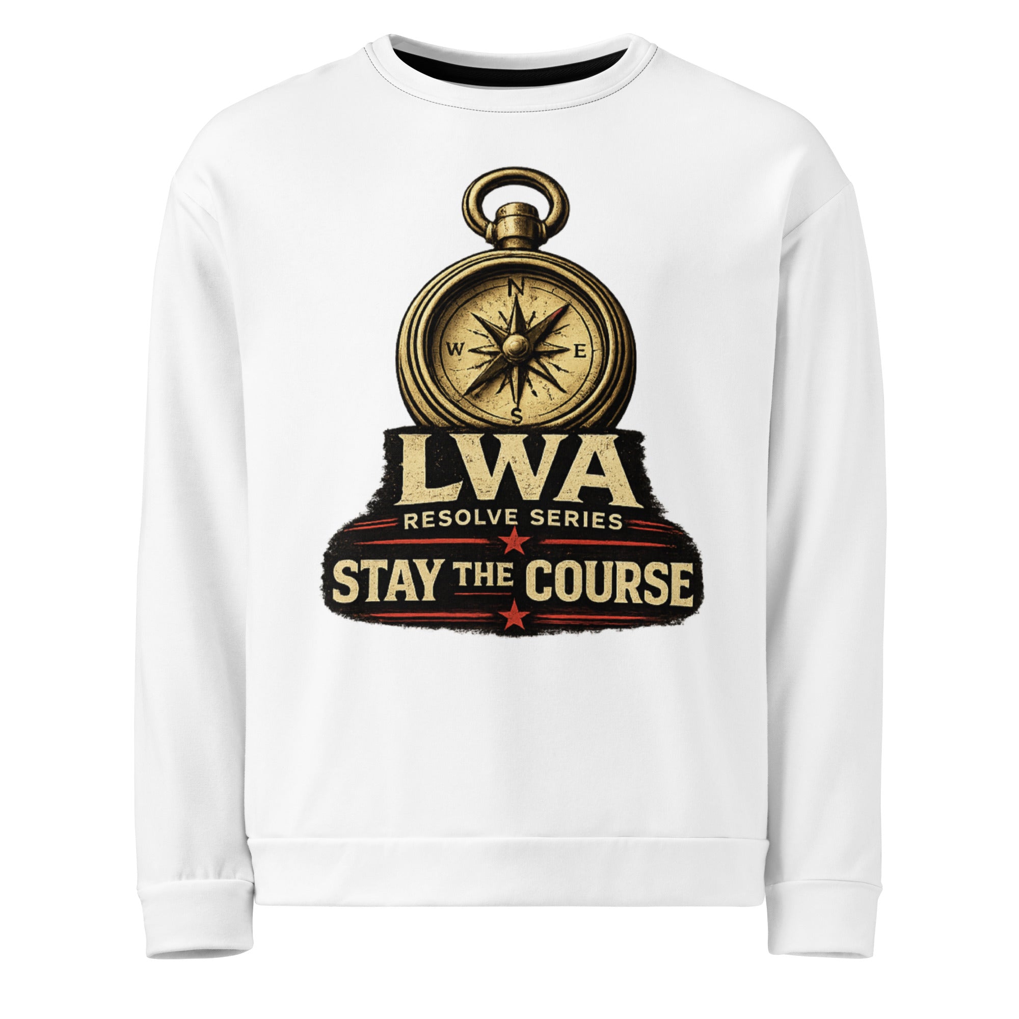 【未使用】NOEL REUSSIR★Warning Logo Sweat LWA Resolve Stay The Course Unisex Sweatshirt – Last Warning